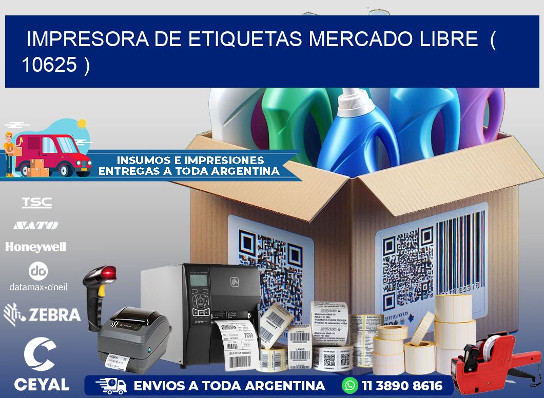 impresora de etiquetas mercado libre  ( 10625 )