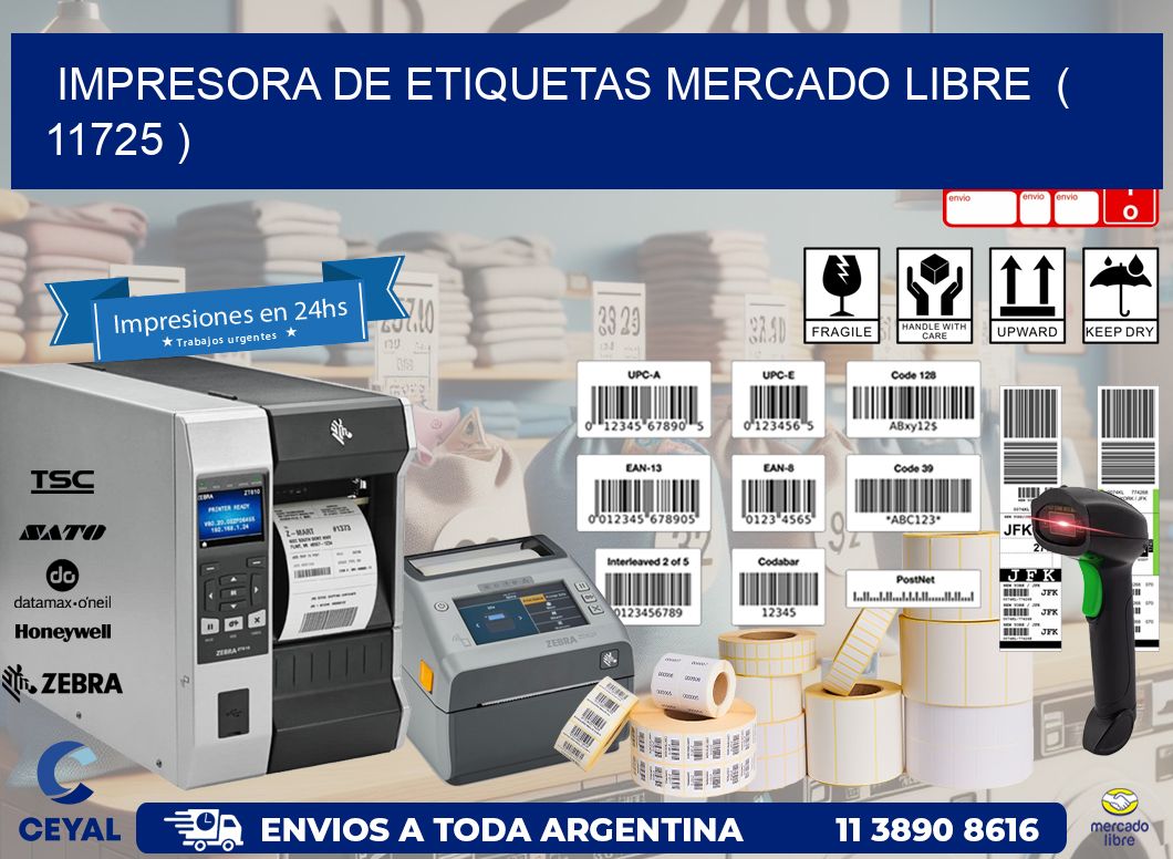 impresora de etiquetas mercado libre  ( 11725 )