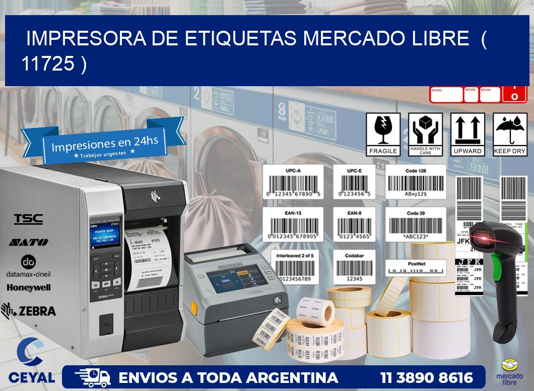 impresora de etiquetas mercado libre  ( 11725 )