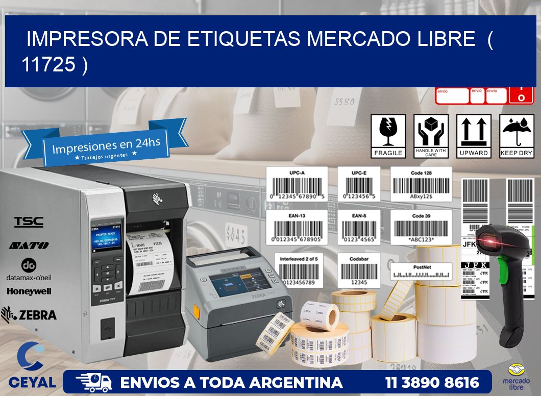 impresora de etiquetas mercado libre  ( 11725 )