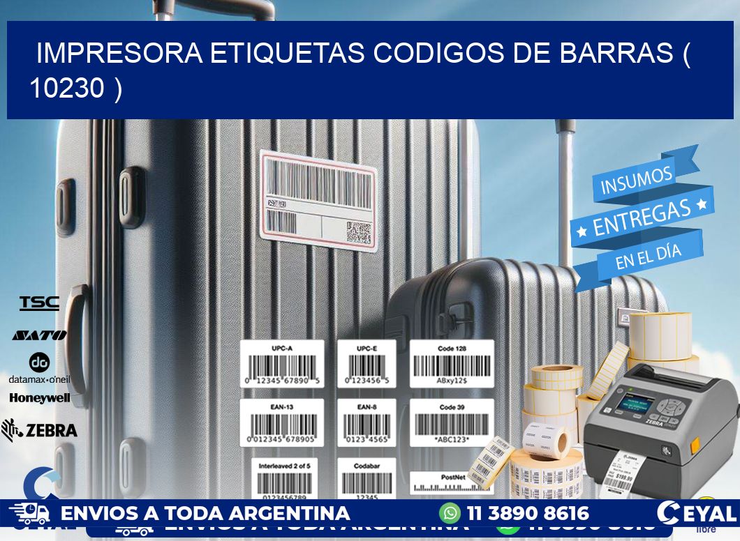 impresora etiquetas codigos de barras ( 10230 )