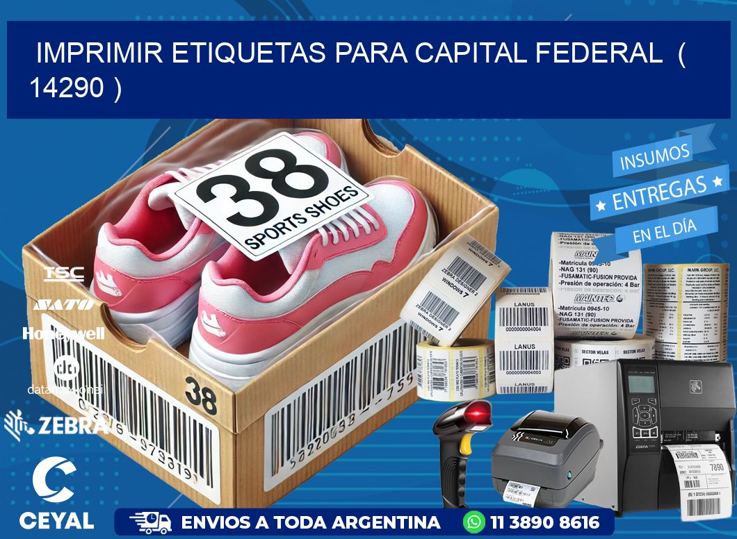 imprimir etiquetas para capital federal  ( 14290 )