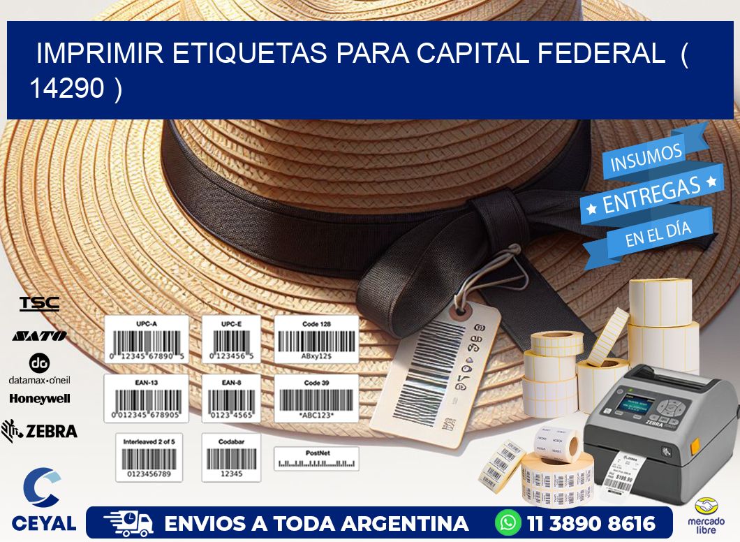 imprimir etiquetas para capital federal  ( 14290 )