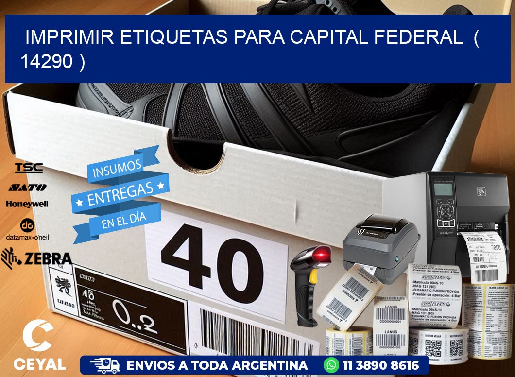 imprimir etiquetas para capital federal  ( 14290 )