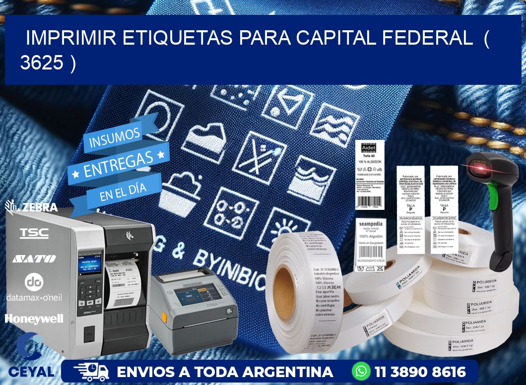 imprimir etiquetas para capital federal  ( 3625 )