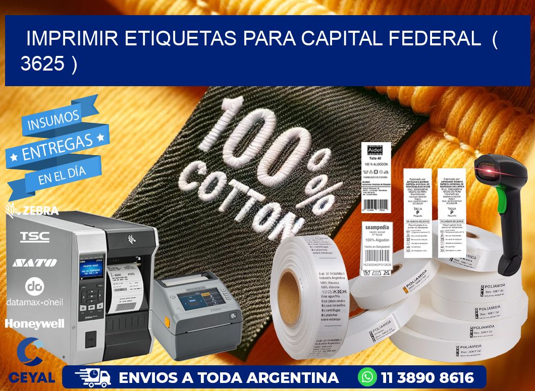 imprimir etiquetas para capital federal  ( 3625 )