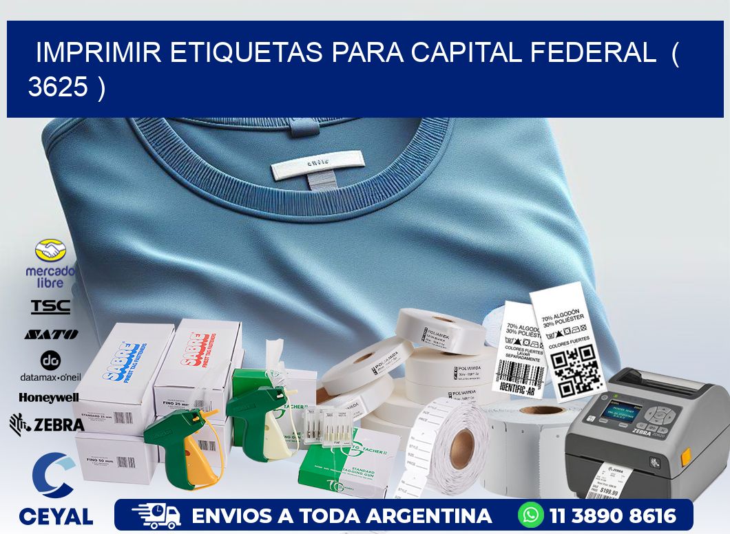 imprimir etiquetas para capital federal  ( 3625 )