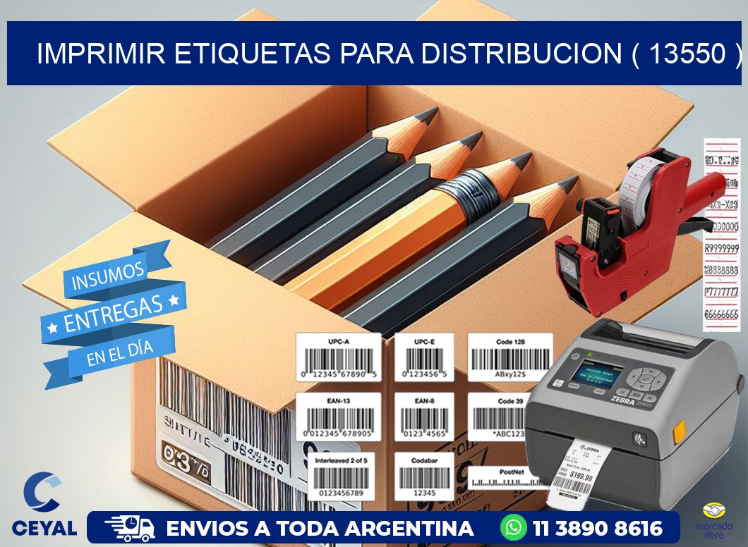 imprimir etiquetas para distribucion ( 13550 )