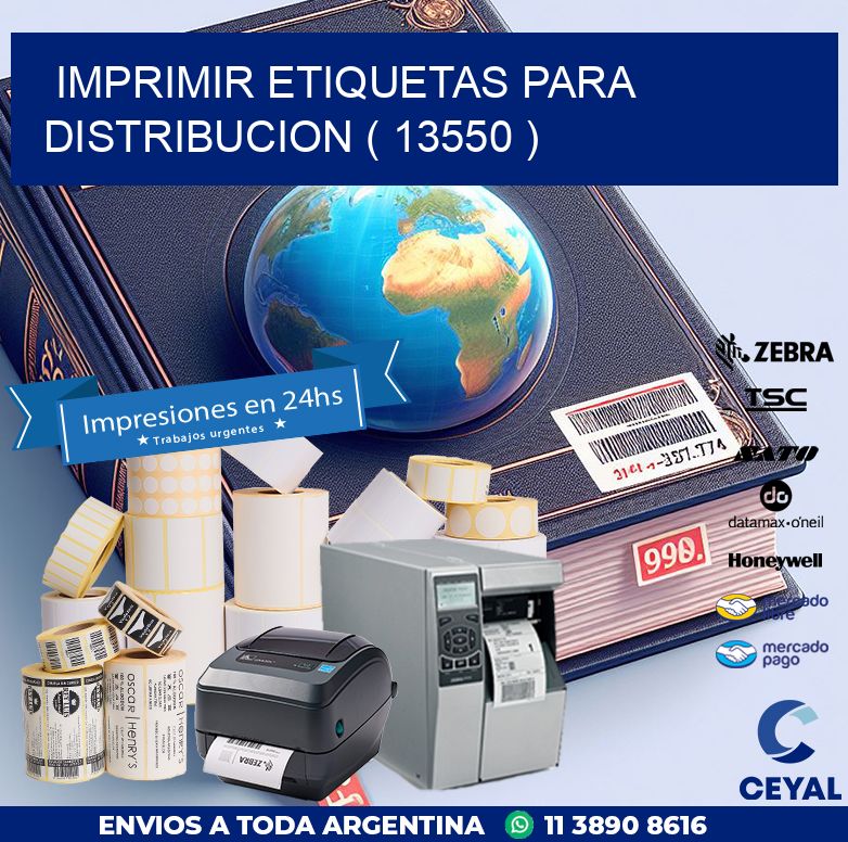 imprimir etiquetas para distribucion ( 13550 )