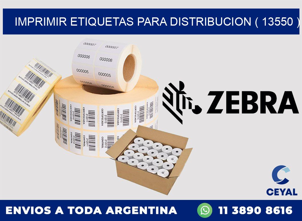 imprimir etiquetas para distribucion ( 13550 )