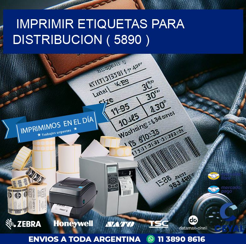 imprimir etiquetas para distribucion ( 5890 )