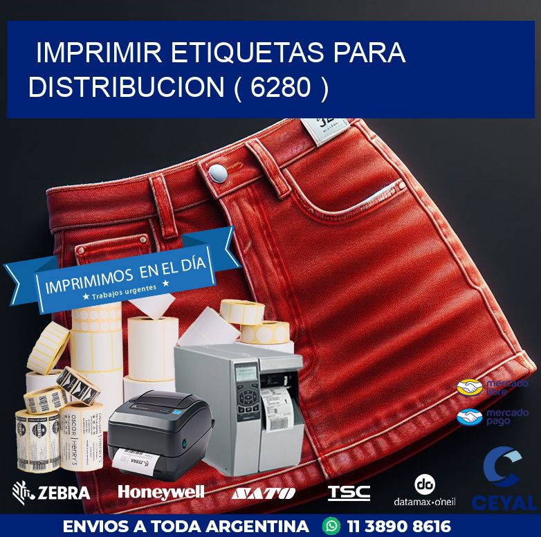 imprimir etiquetas para distribucion ( 6280 )