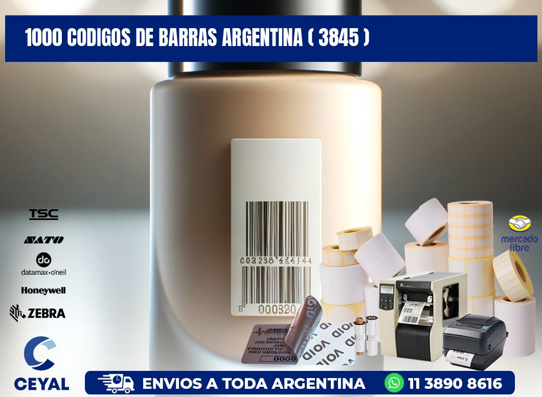 1000 codigos de barras argentina ( 3845 )