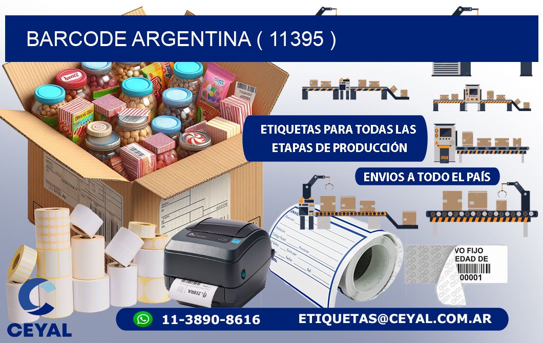 BARCODE ARGENTINA ( 11395 )