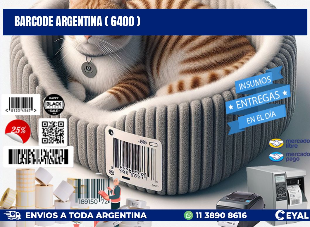 BARCODE ARGENTINA ( 6400 )