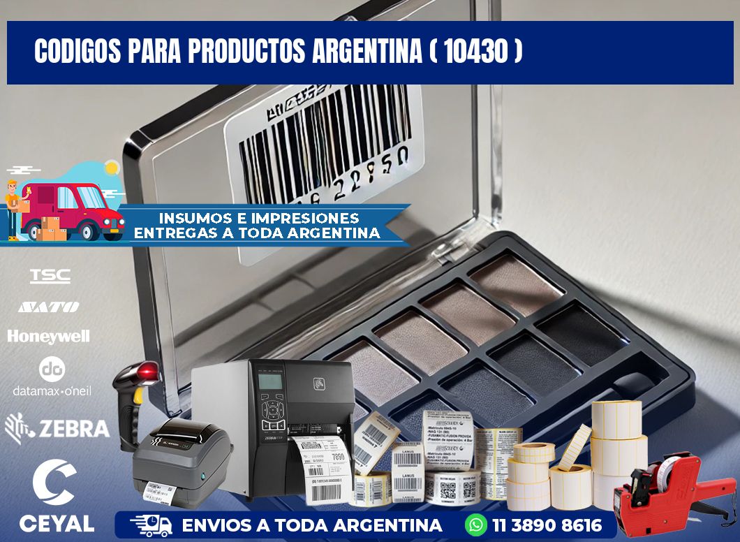 CODIGOS PARA PRODUCTOS ARGENTINA ( 10430 )