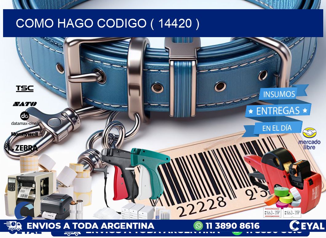 COMO HAGO CODIGO ( 14420 )