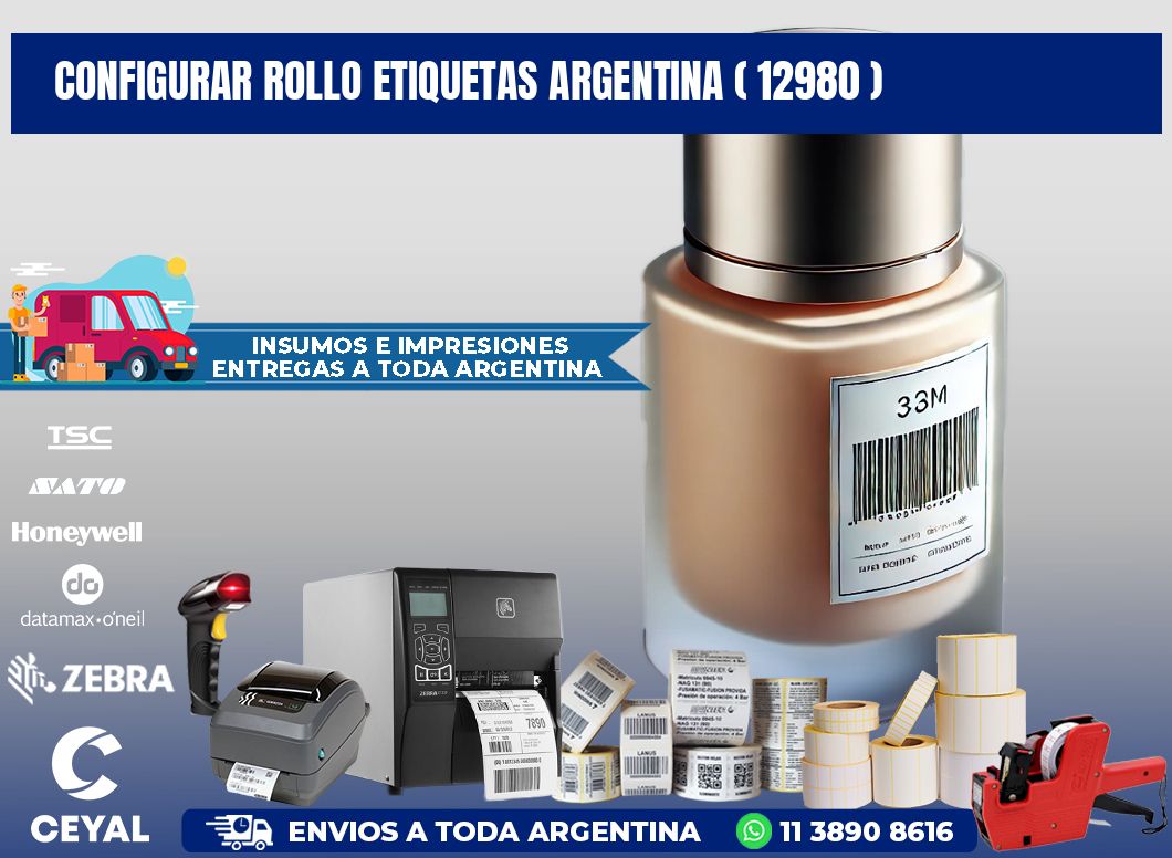CONFIGURAR ROLLO ETIQUETAS ARGENTINA ( 12980 )