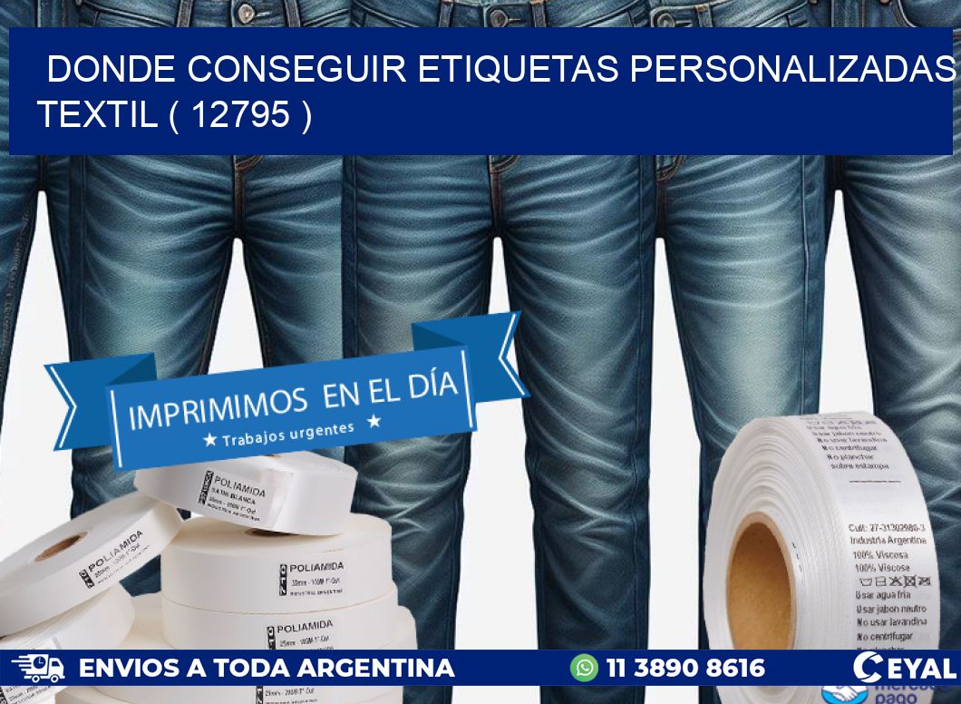 DONDE CONSEGUIR ETIQUETAS PERSONALIZADAS TEXTIL ( 12795 )