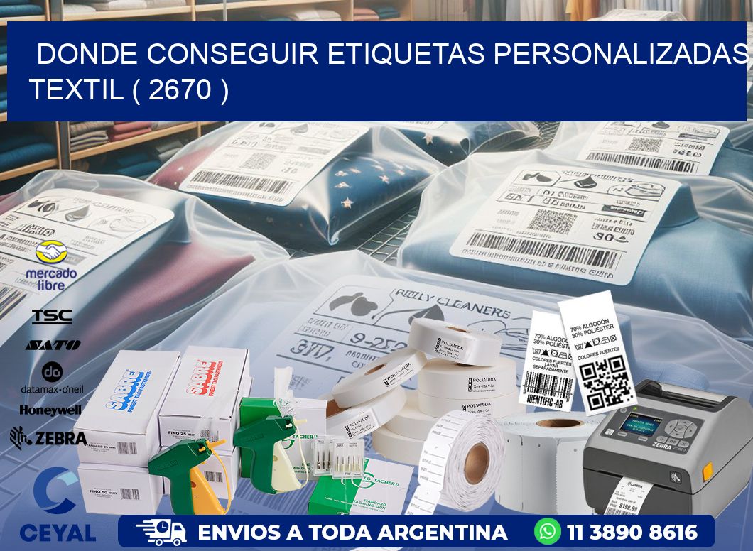 DONDE CONSEGUIR ETIQUETAS PERSONALIZADAS TEXTIL ( 2670 )