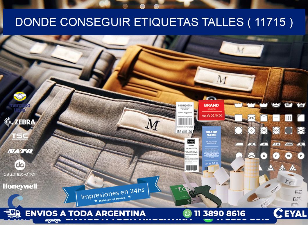 DONDE CONSEGUIR ETIQUETAS TALLES ( 11715 )