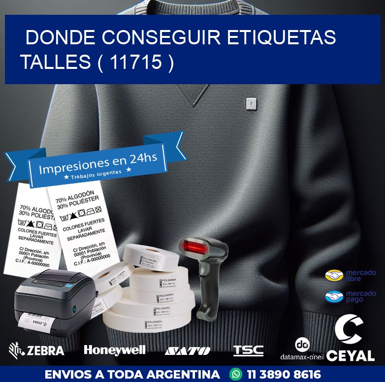 DONDE CONSEGUIR ETIQUETAS TALLES ( 11715 )