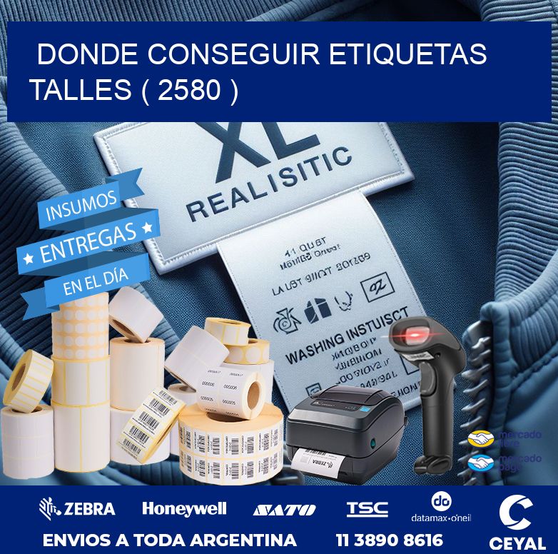 DONDE CONSEGUIR ETIQUETAS TALLES ( 2580 )