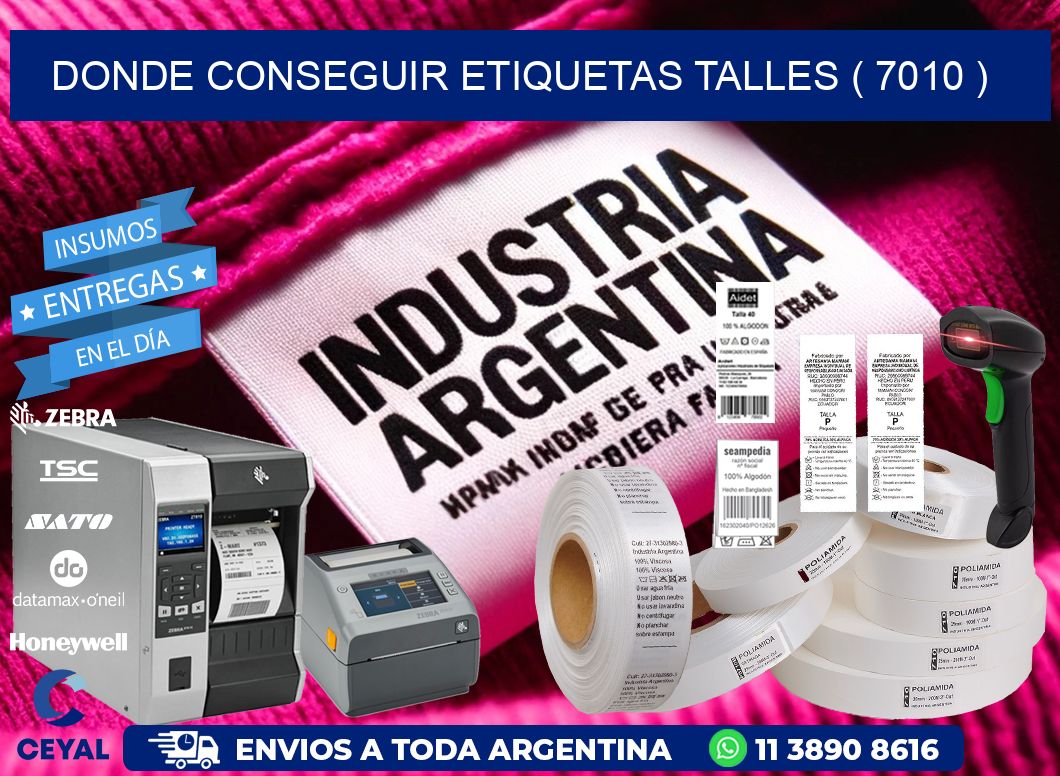 DONDE CONSEGUIR ETIQUETAS TALLES ( 7010 )