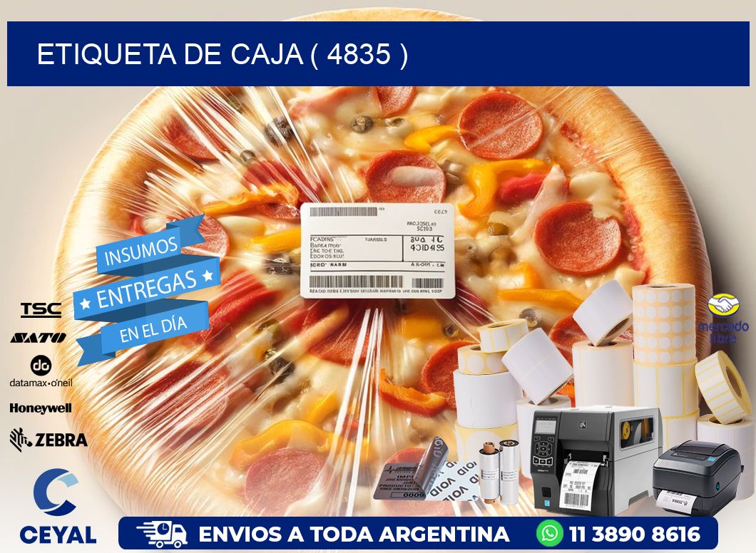 ETIQUETA DE CAJA ( 4835 )