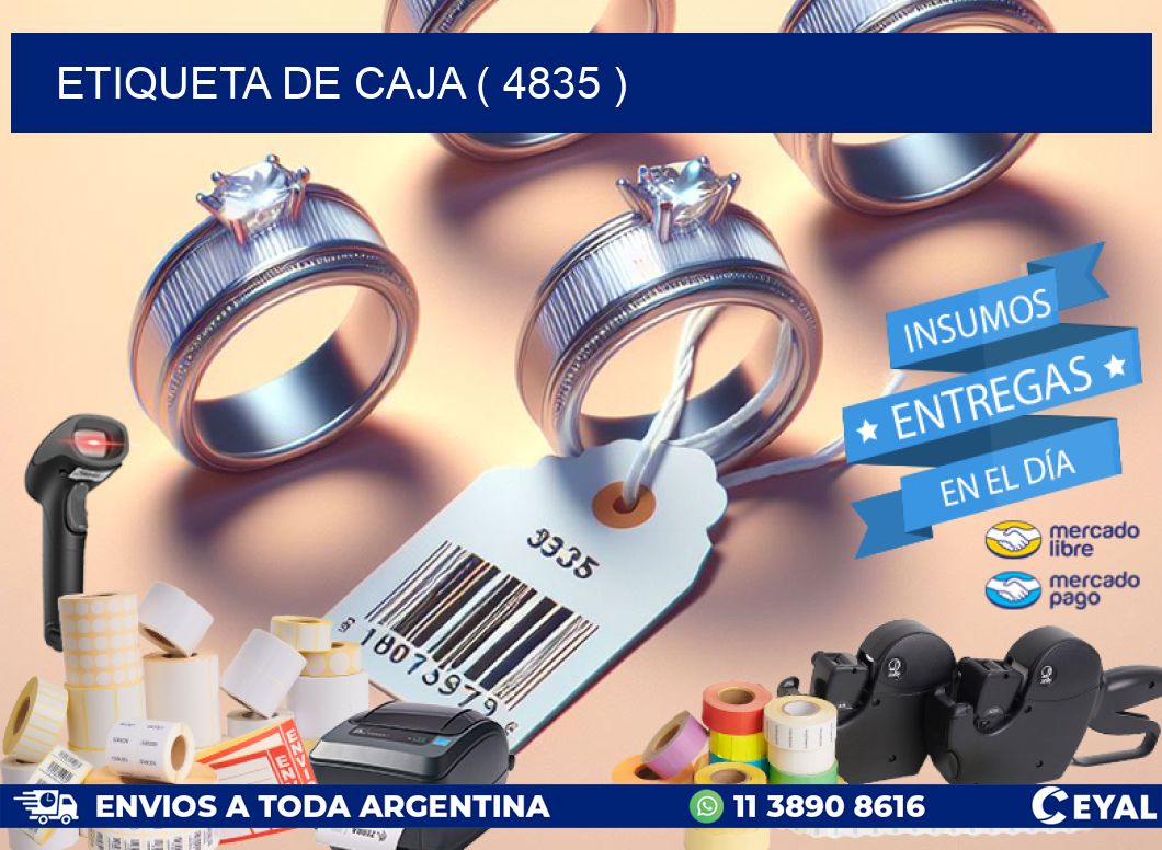 ETIQUETA DE CAJA ( 4835 )