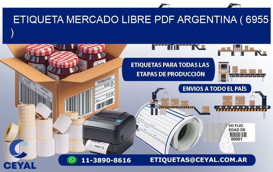 ETIQUETA MERCADO LIBRE PDF ARGENTINA ( 6955 )