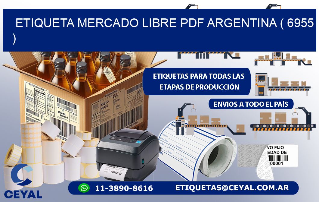 ETIQUETA MERCADO LIBRE PDF ARGENTINA ( 6955 )