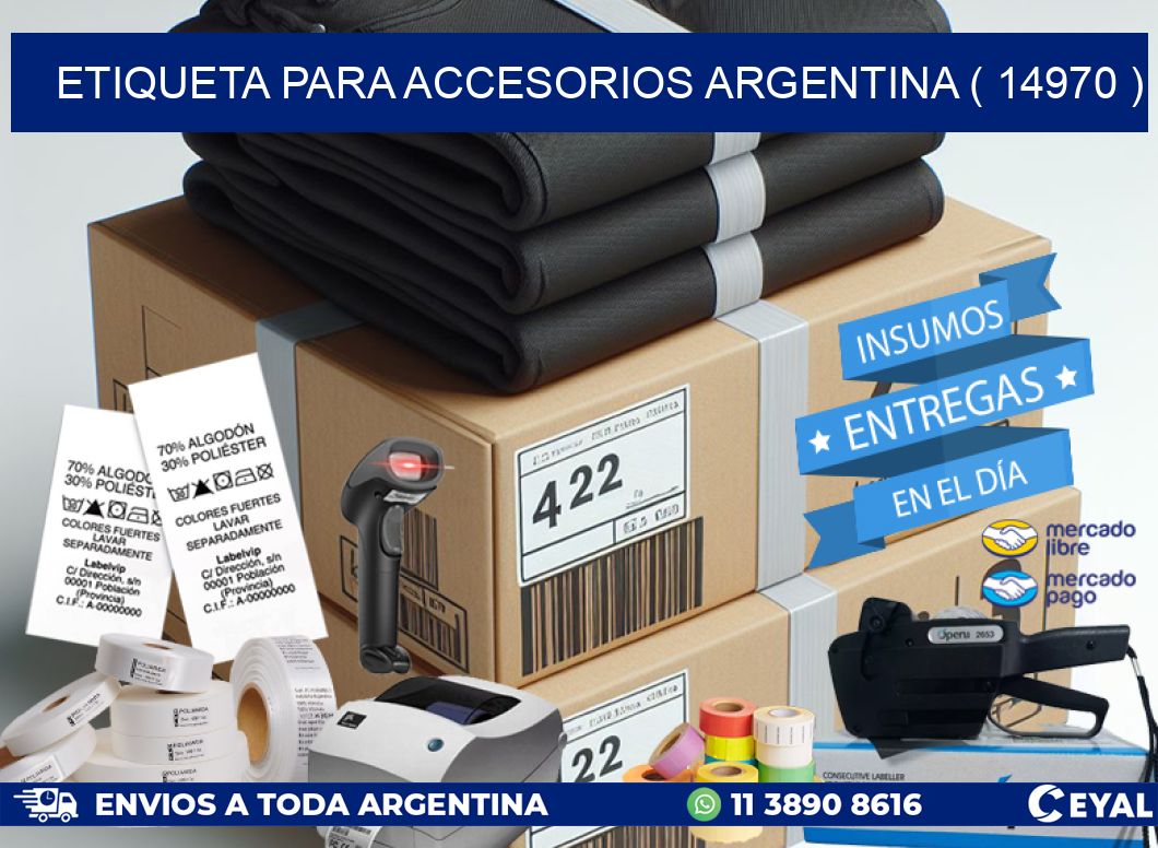 ETIQUETA PARA ACCESORIOS ARGENTINA ( 14970 )