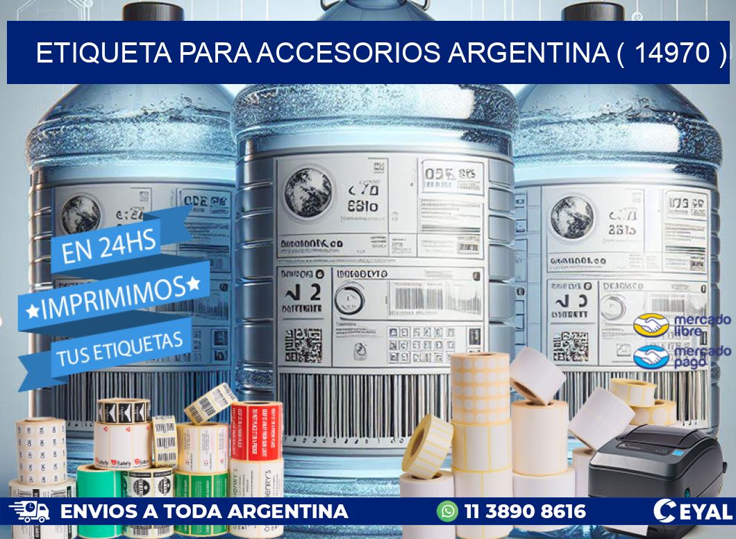 ETIQUETA PARA ACCESORIOS ARGENTINA ( 14970 )