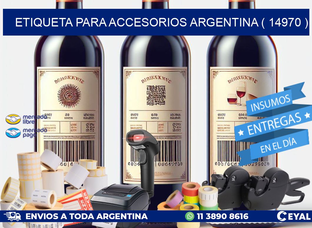 ETIQUETA PARA ACCESORIOS ARGENTINA ( 14970 )