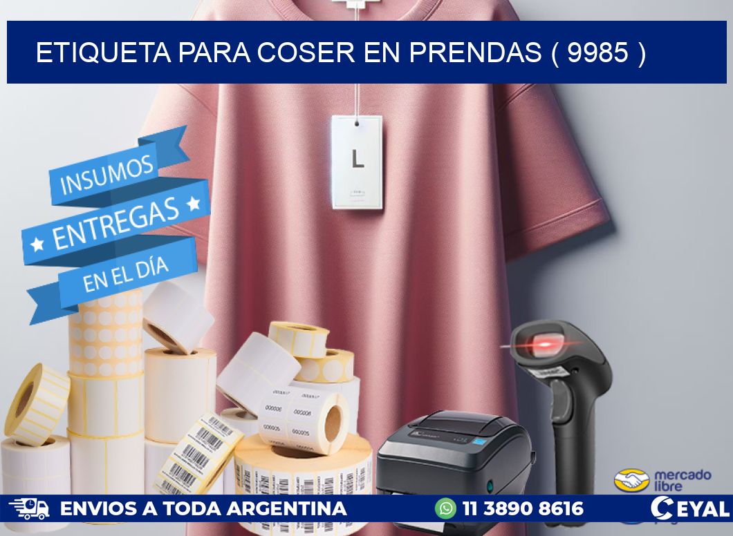 ETIQUETA PARA COSER EN PRENDAS ( 9985 )