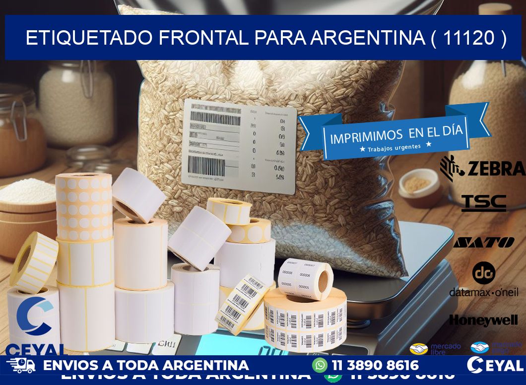 ETIQUETADO FRONTAL PARA ARGENTINA ( 11120 )