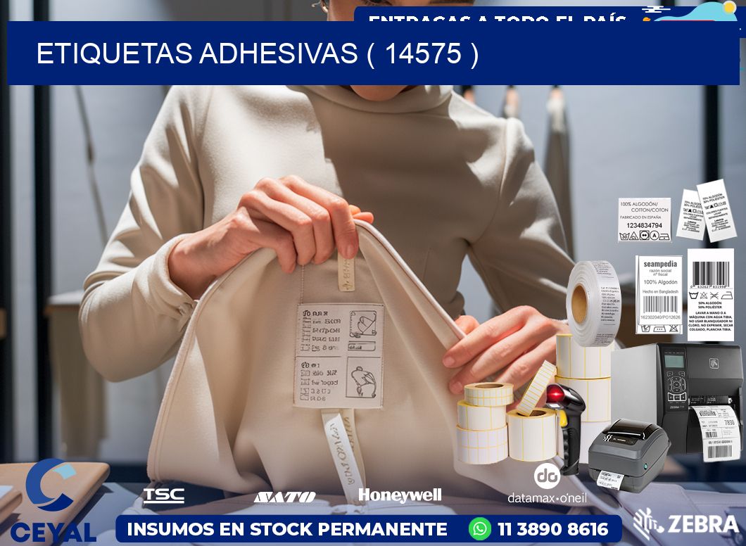 ETIQUETAS ADHESIVAS ( 14575 )