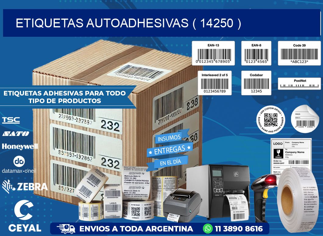 ETIQUETAS AUTOADHESIVAS ( 14250 )