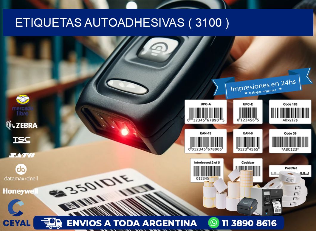 ETIQUETAS AUTOADHESIVAS ( 3100 )