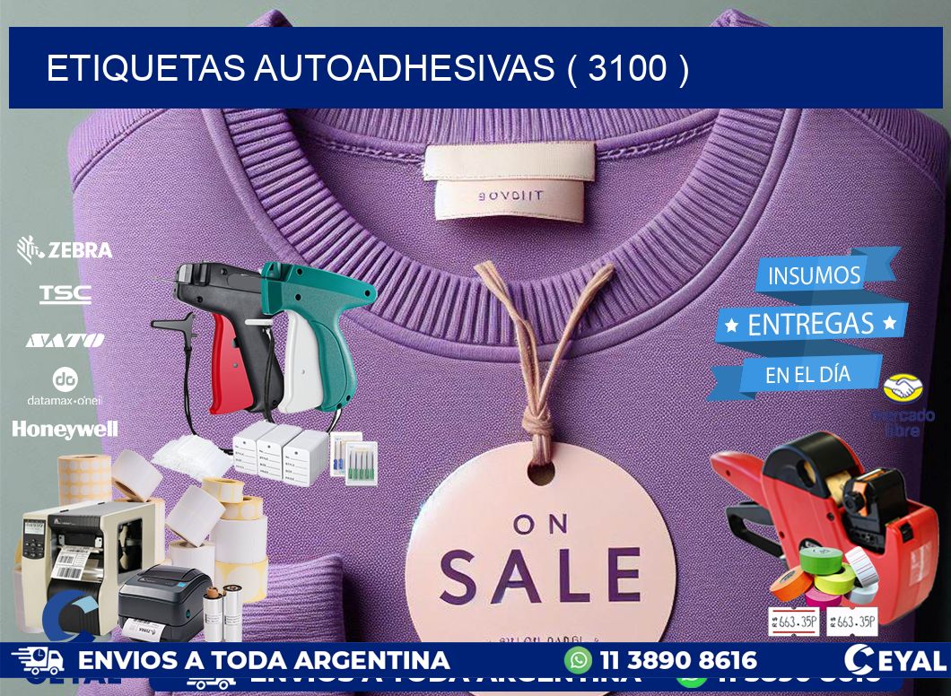 ETIQUETAS AUTOADHESIVAS ( 3100 )