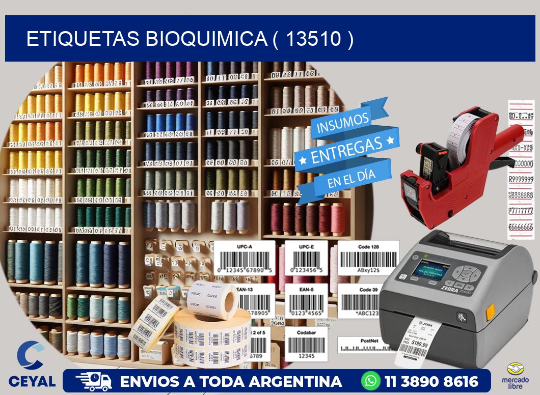 ETIQUETAS BIOQUIMICA ( 13510 )