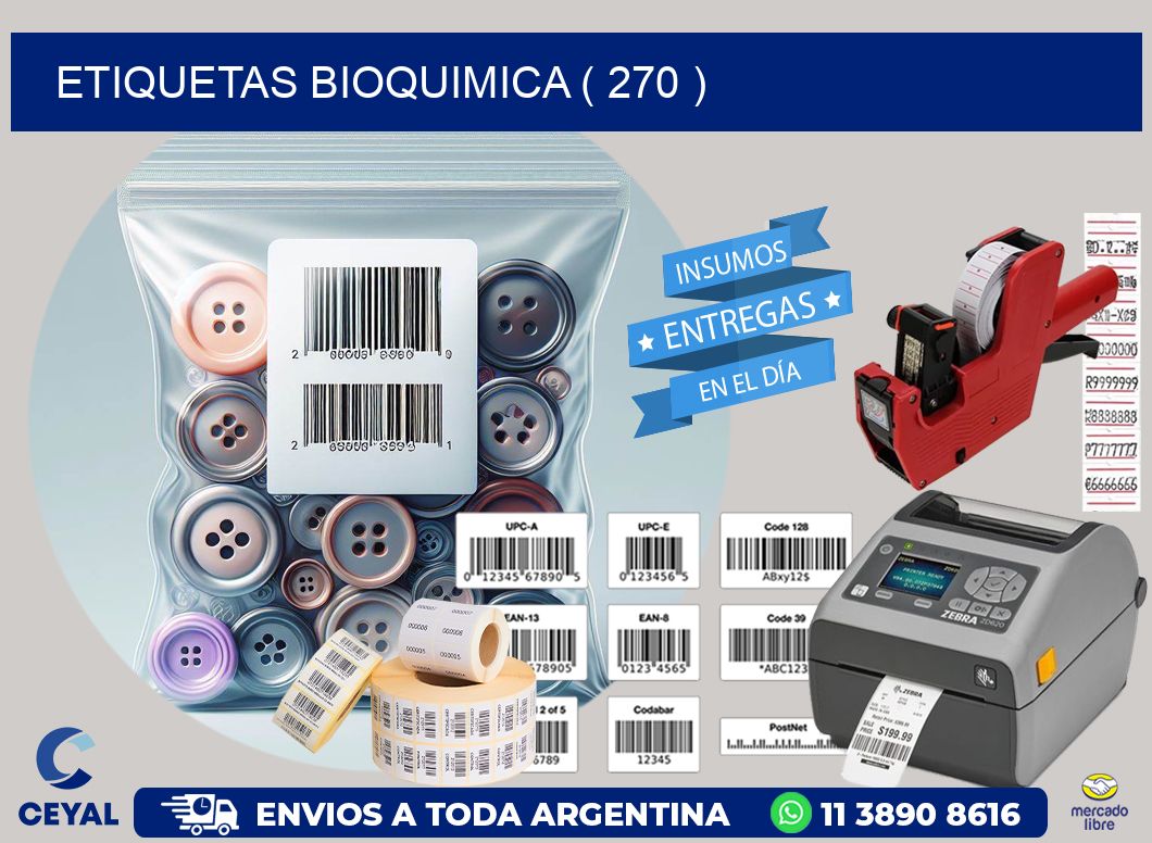 ETIQUETAS BIOQUIMICA ( 270 )