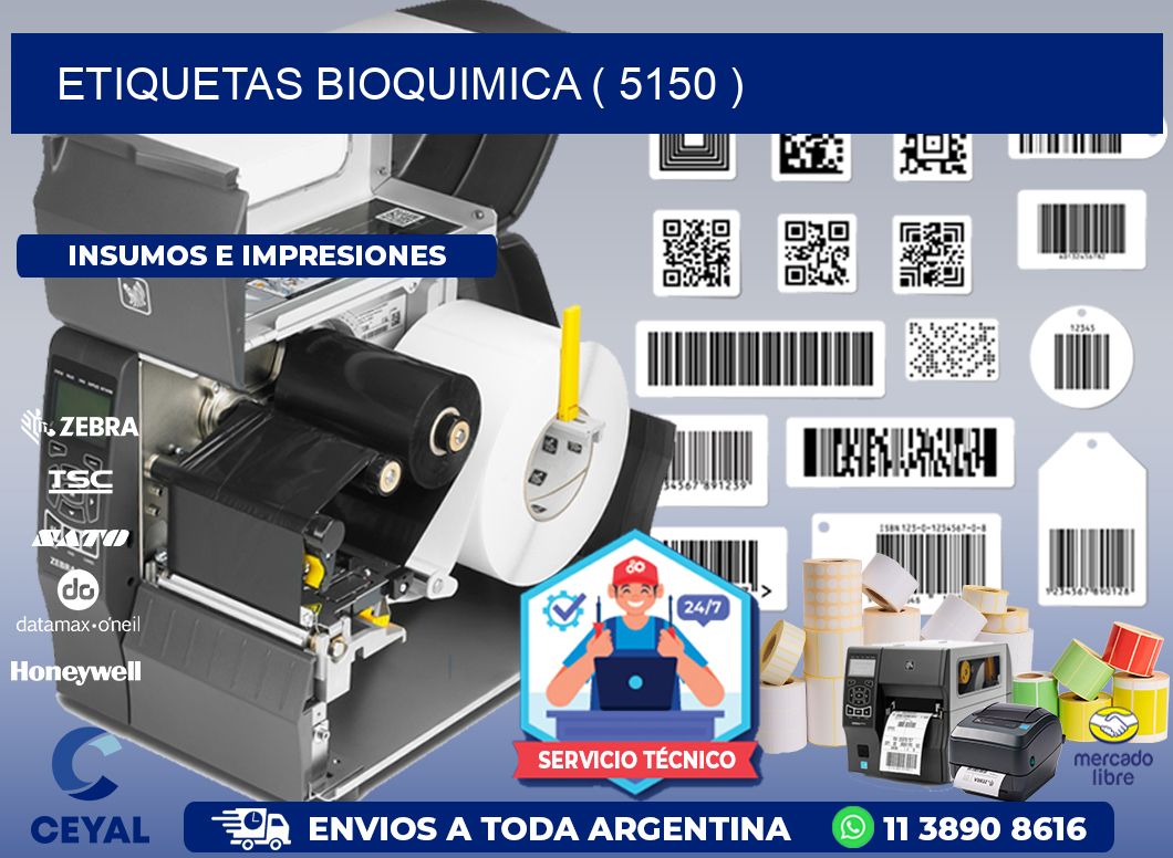 ETIQUETAS BIOQUIMICA ( 5150 )