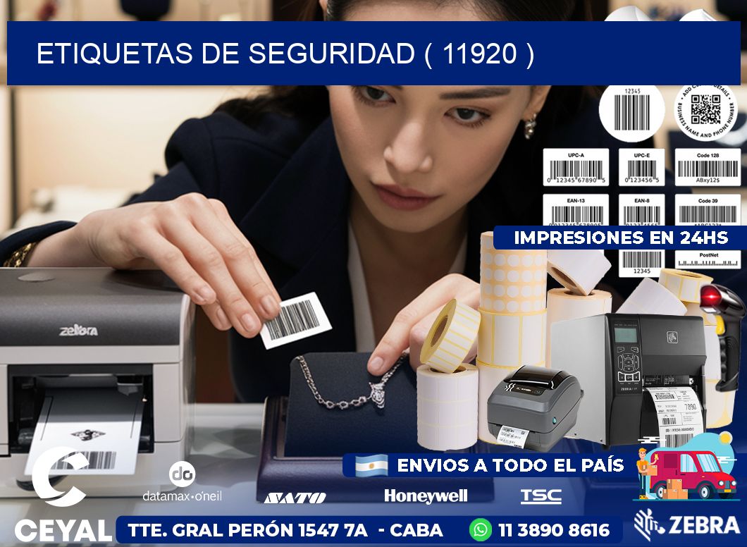 ETIQUETAS DE SEGURIDAD ( 11920 )