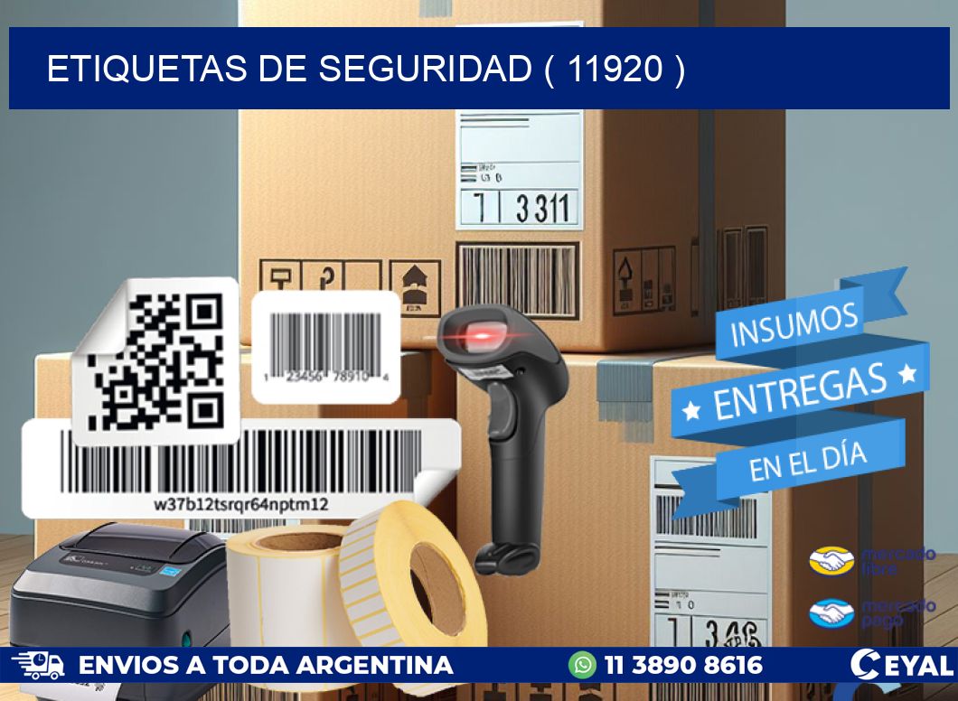 ETIQUETAS DE SEGURIDAD ( 11920 )