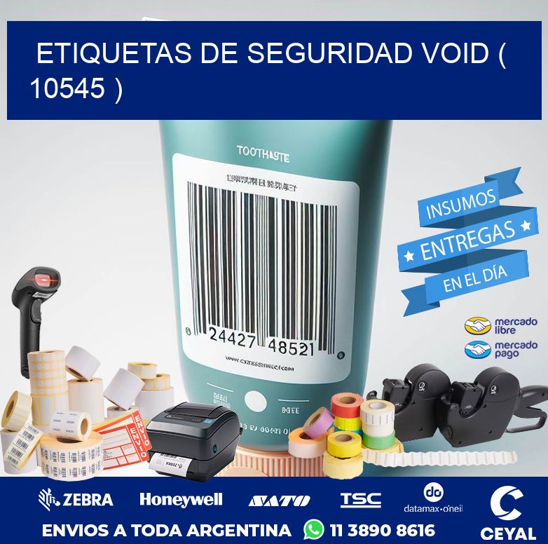 ETIQUETAS DE SEGURIDAD VOID ( 10545 )