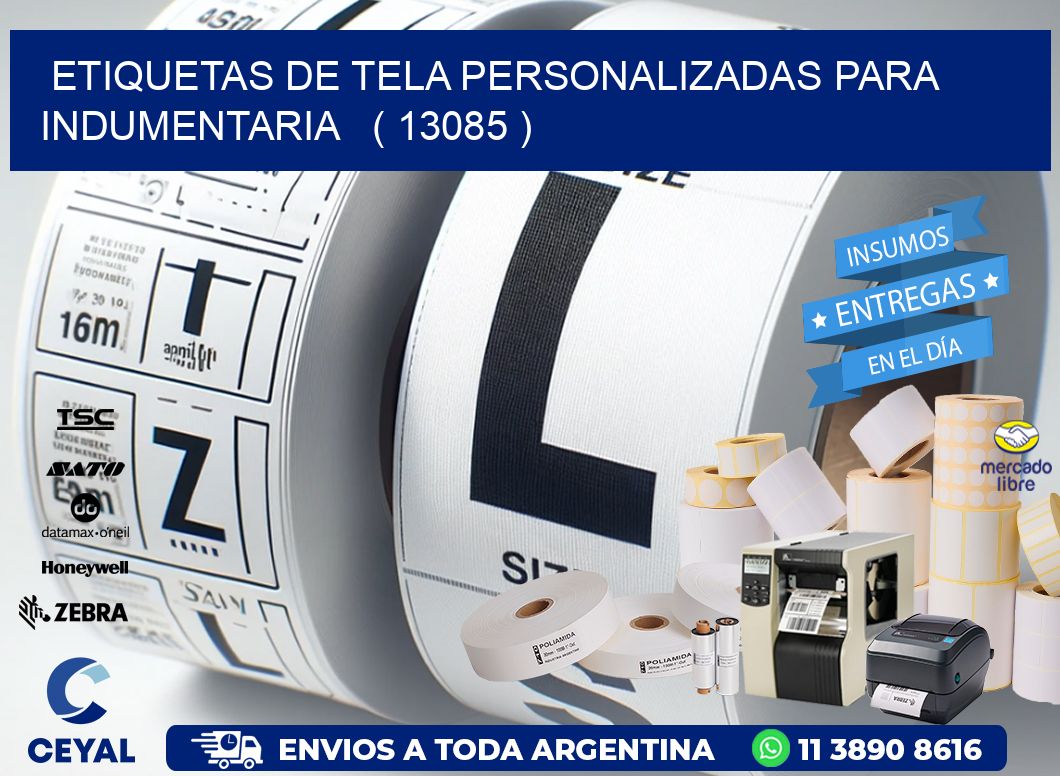 ETIQUETAS DE TELA PERSONALIZADAS PARA INDUMENTARIA   ( 13085 )