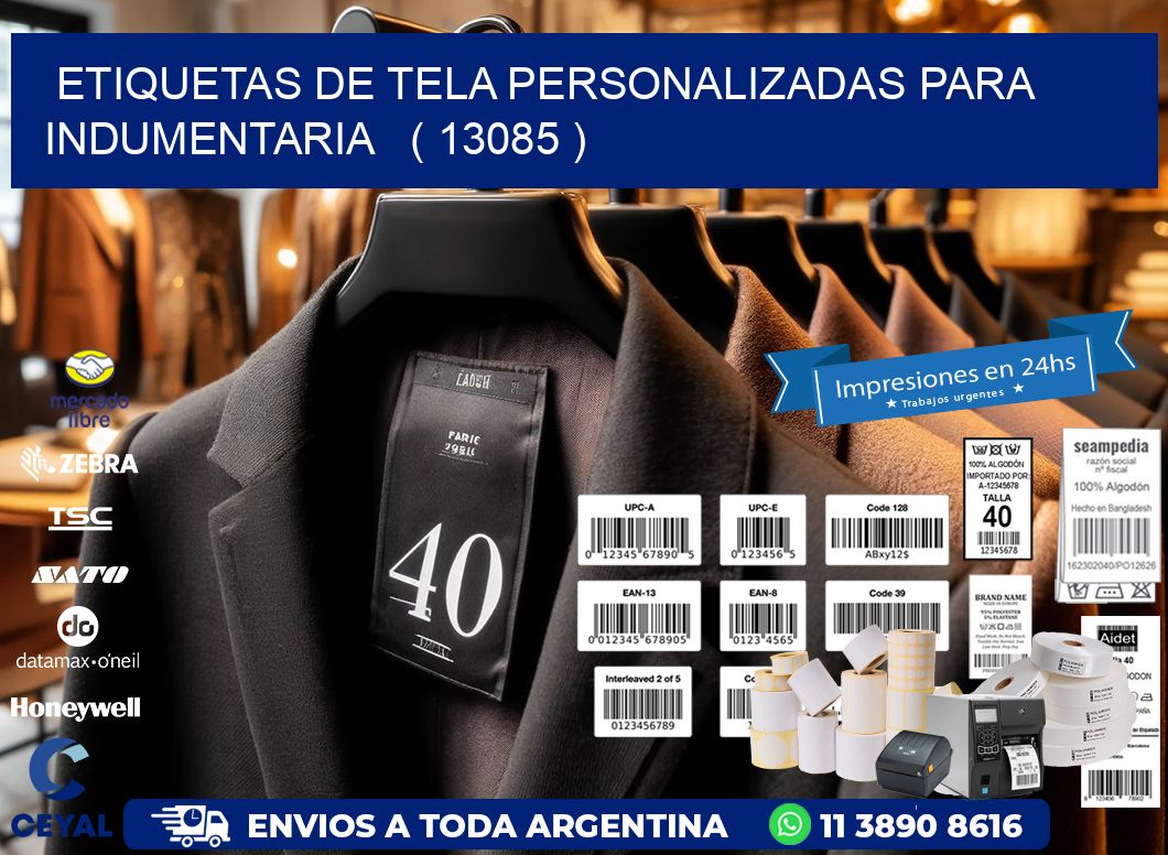 ETIQUETAS DE TELA PERSONALIZADAS PARA INDUMENTARIA   ( 13085 )