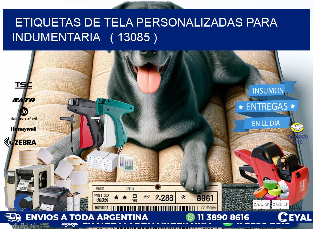 ETIQUETAS DE TELA PERSONALIZADAS PARA INDUMENTARIA   ( 13085 )